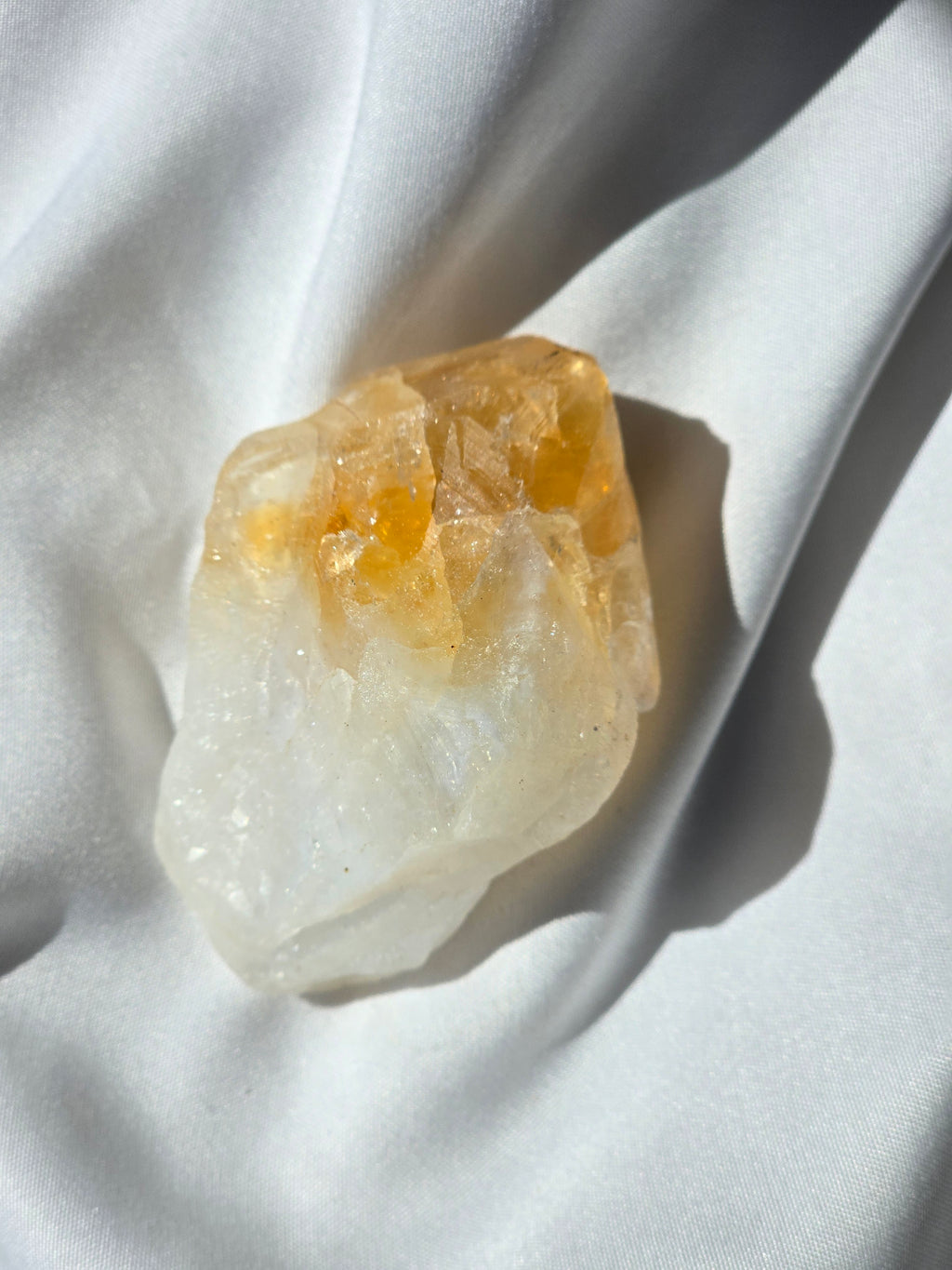 Raw Citrine Crystal Bag – Abundance • Joy • Manifestation