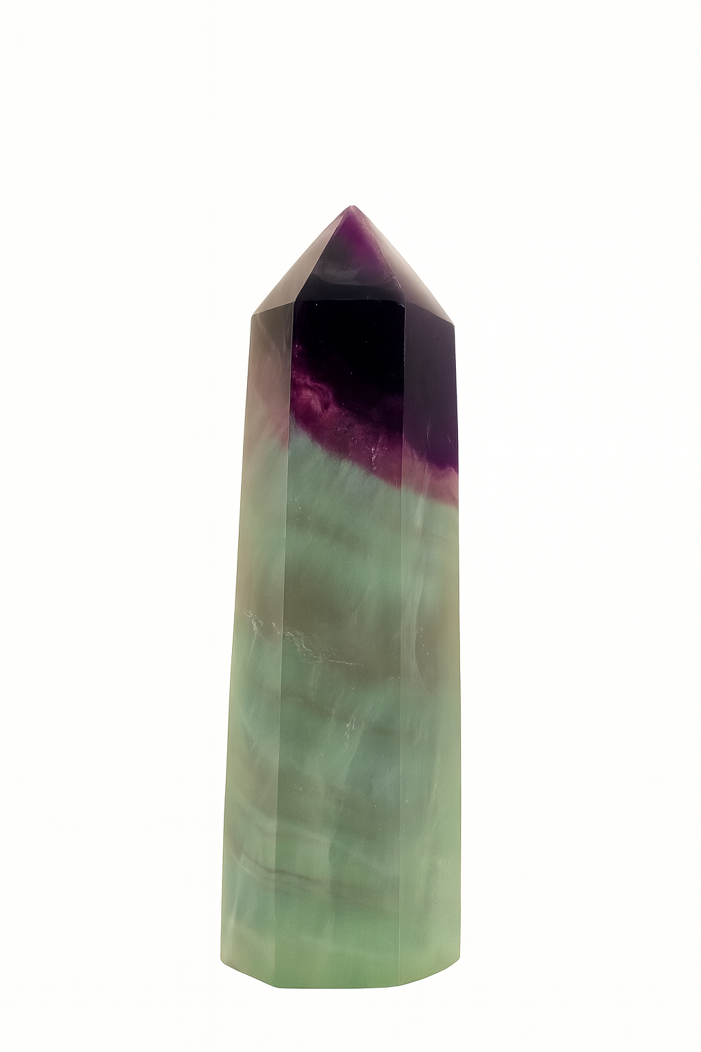 Purple & Green Fluorite Energy