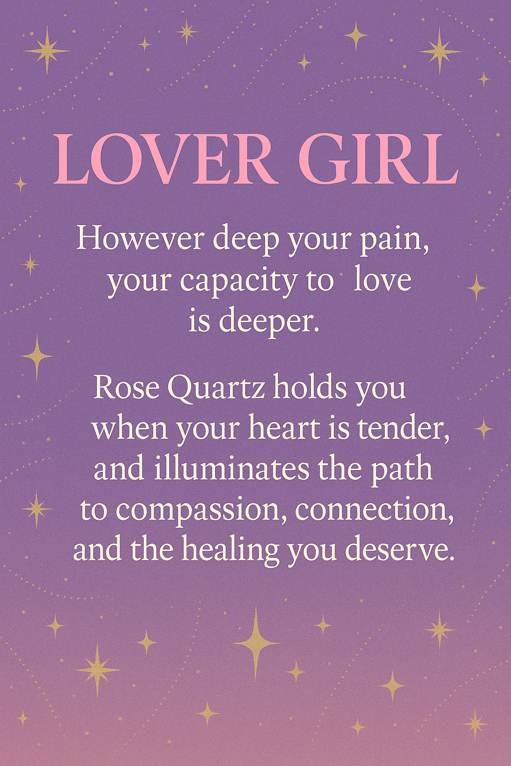 Lover Girl — Rose Quartz Necklace for Love, Healing & Self-Worth